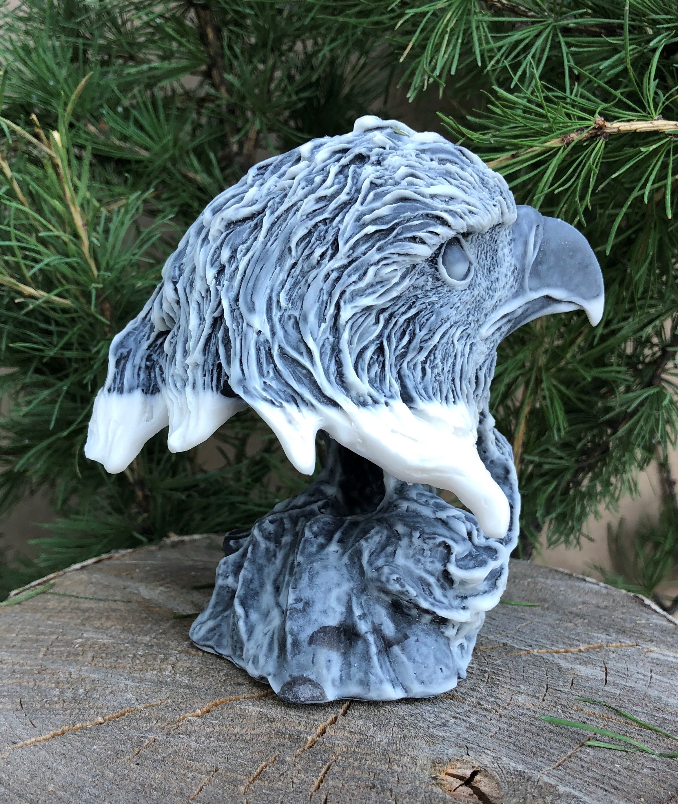 Bald eagle eagle figurine marble eagle gift American eagle Etsy