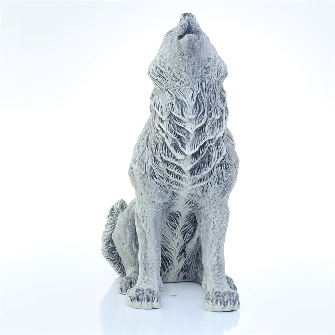 Marble Wolf Figurine for Home Decoration Etsy