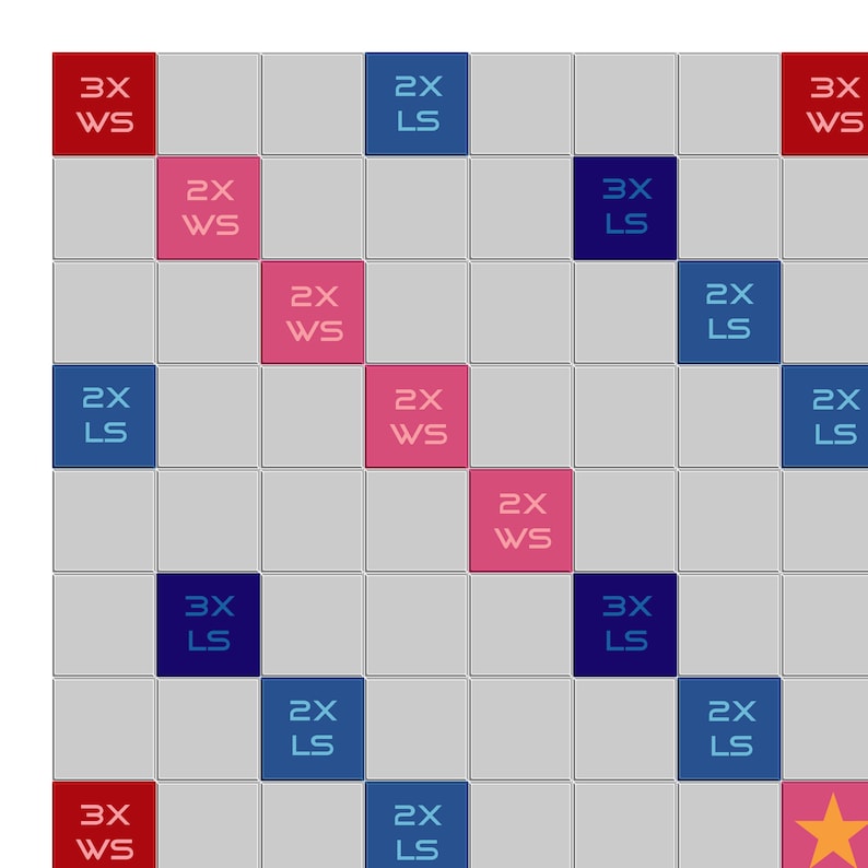 Scrabble Vinyl Sticker Decal With 3D Tile Art 16 Inches X 16 Etsy