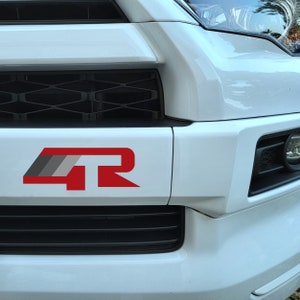 4runner T4R Badge Vinyl Decal Toyota Style Heritage Classic Retro Stealth Stripe - SR5 TRD Off Road TRD Sport LIMITED Trail Special Edition