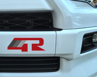 4runner T4R Badge Vinyl Decal Toyota Style Heritage Classic Retro Stealth Stripe - SR5 TRD Off Road TRD Sport LIMITED Trail Special Edition