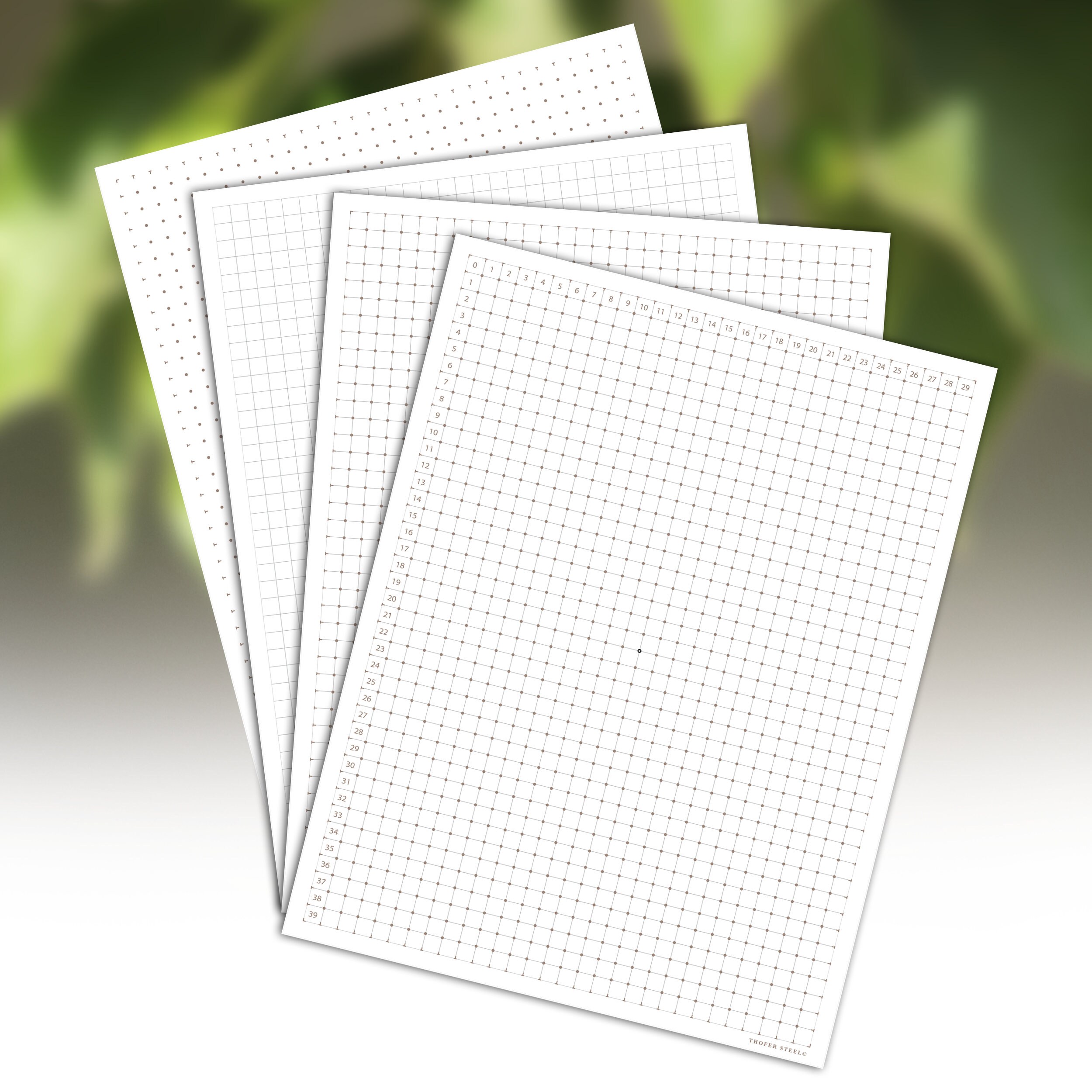 Engineering Dotted-grid Journal Pages Printable Instant Download ...