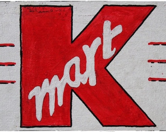 90s K-Mart Logo - Drawing/Sketch - Logo Art - Vaporwave | Photographic Print