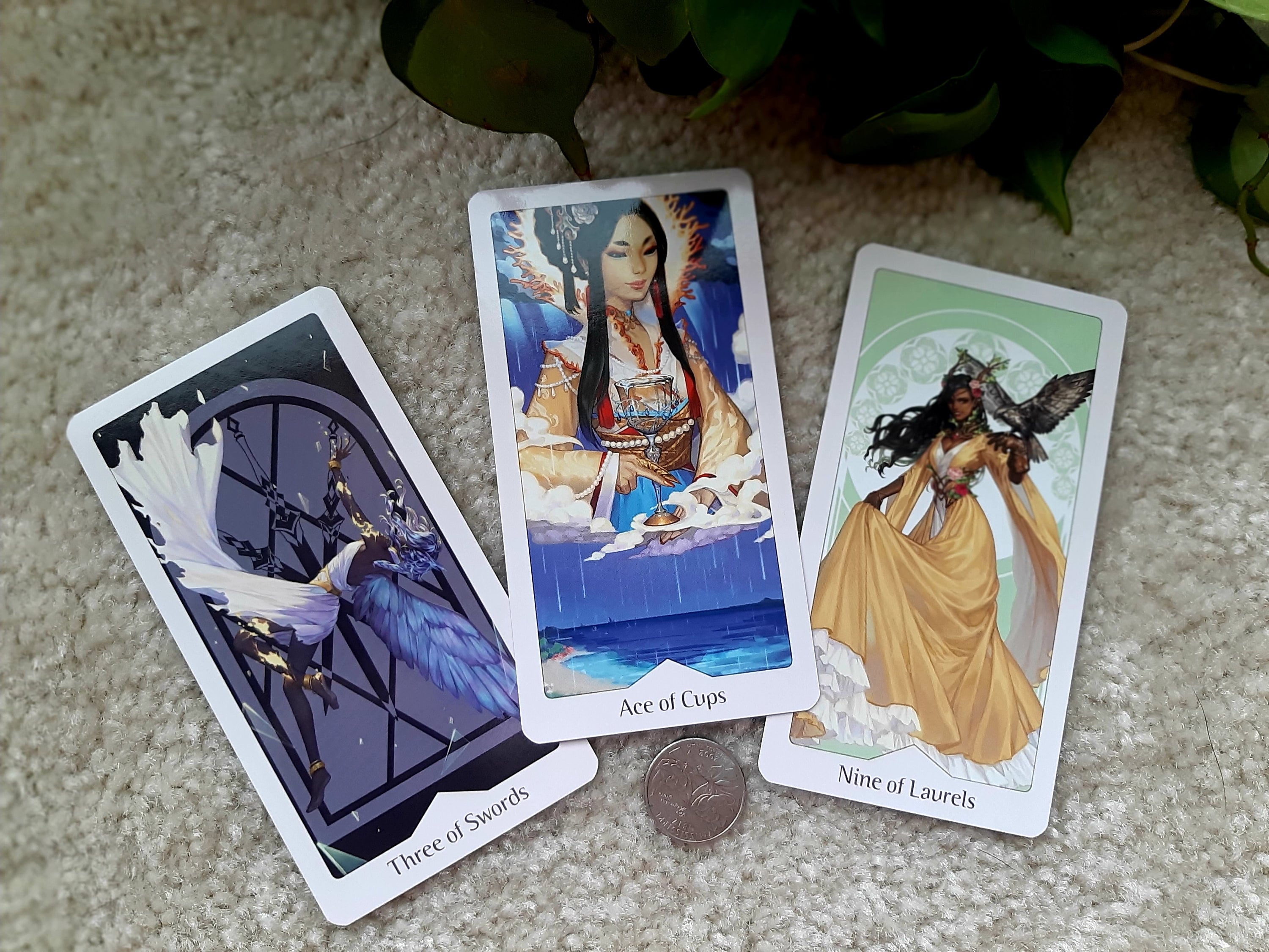 Heavenly Bloom Tarot Gilded Tarot Deck Full Tarot Deck 78 Etsy