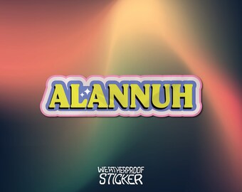 Alannuh Atlanta Laptop Car Vinyl Bumper Sticker Weatherproof Atlanta Sticker - Perfect for Cars, Laptops, and Water Bottles