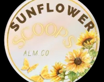 Sunflower Surprise Scoop: Mystery Scoop | Sunflower Scoop | Sunflower Gift | Accessories | Beauty | Scoops | Keychain | Surprise Scoop