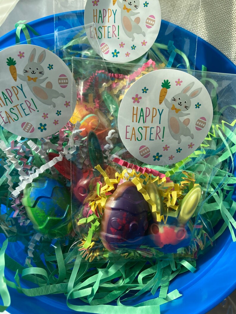 Crayon Easter Bunny Basket Stuffers Easter Basket Crayon Egg Basket Stuffers Easter Crayons