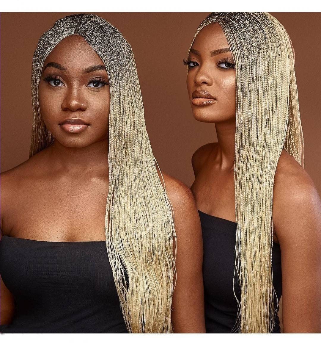?EFAY 20” Blonde Micro Braided LaceFront WIG *NWT 71eaLtEtCEL._AC_UF350,  main image 4