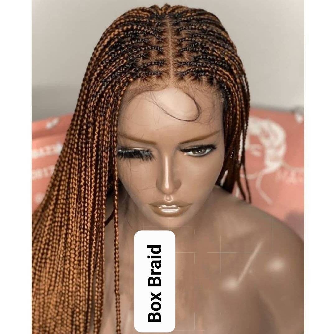 Brown Box Braids -  Israel