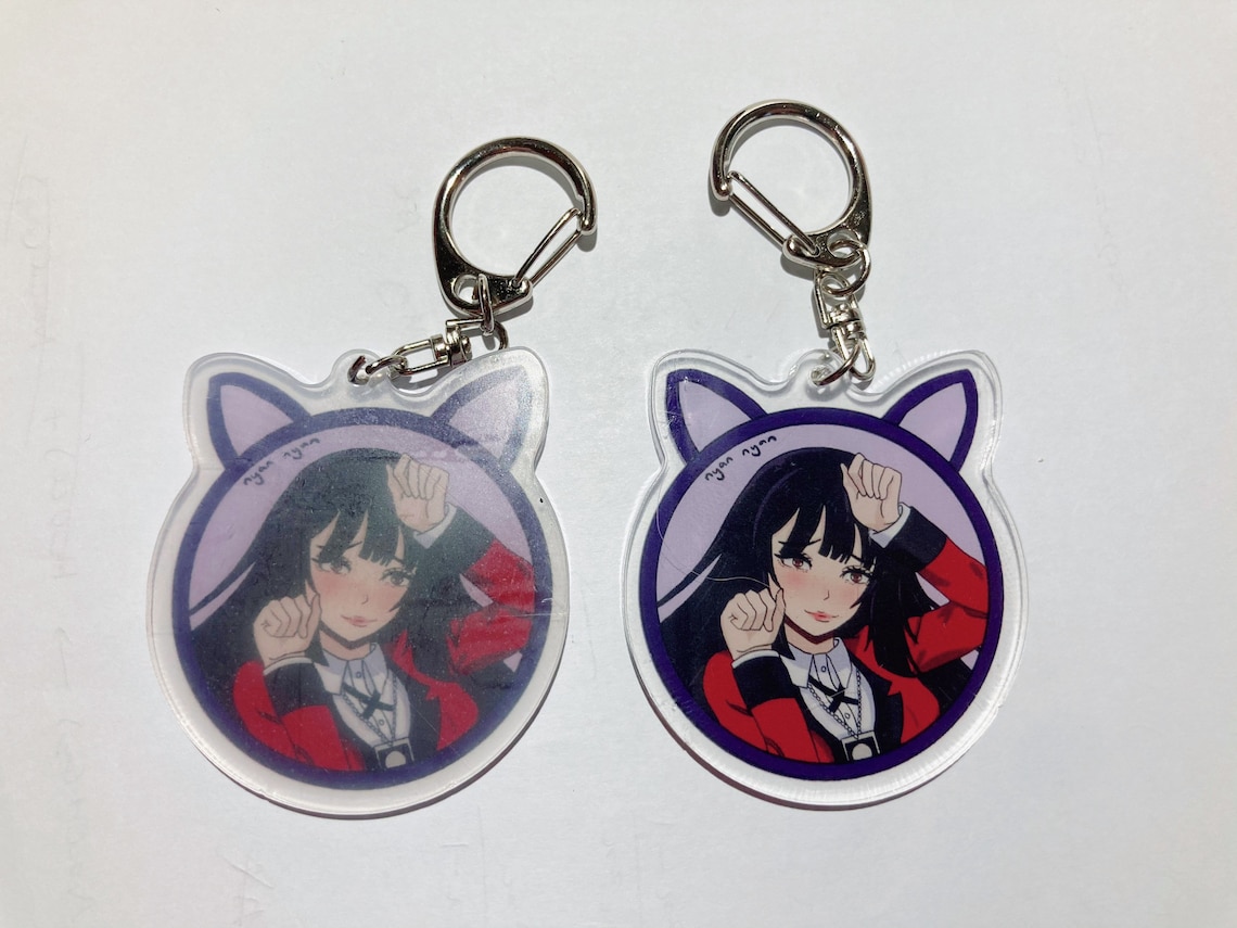 Kakegurui Jabami Yumeko nyan Nyan Housepet Acrylic Keychain Etsy