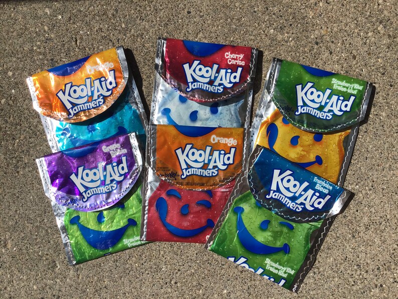 Homemade Koolaid Jammer Change Purses Etsy