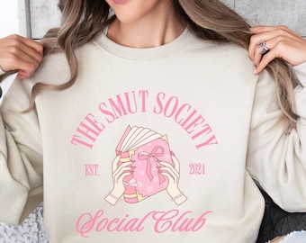 Spicy Smut Stfuattdlagg Book Club Crewneck, Dark Romance Lover Sweatshirt for Smut Reader, Spicy Booktok Gift for Morally Grey Bookish Girl