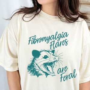 Chronic Illness Spoonie Shirt, Fibromyalgia Flare Feral Girl Summer, Fibromyalgia Awareness, Hidden Disability, Chronic Invisible Illness,