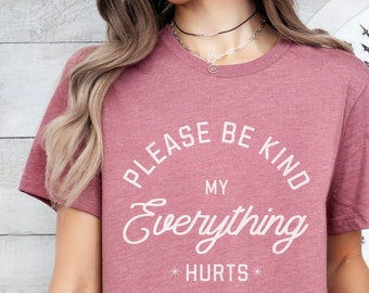 Camisa sarcástica para el dolor crónico, camisas de concientización sobre enfermedades del dolor crónico, regalos para el dolor crónico, síndrome de POTS de fibromialgia Spoonie del día de la llamarada EDS MS