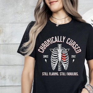 Chronic Illness, Fibromyalgia Gift, POTS Syndrome, Ehlers Danlos , Lupus MS CRPS, Fibromyalgia Flare Days, Spoonie T-shirt, Chronically Ill
