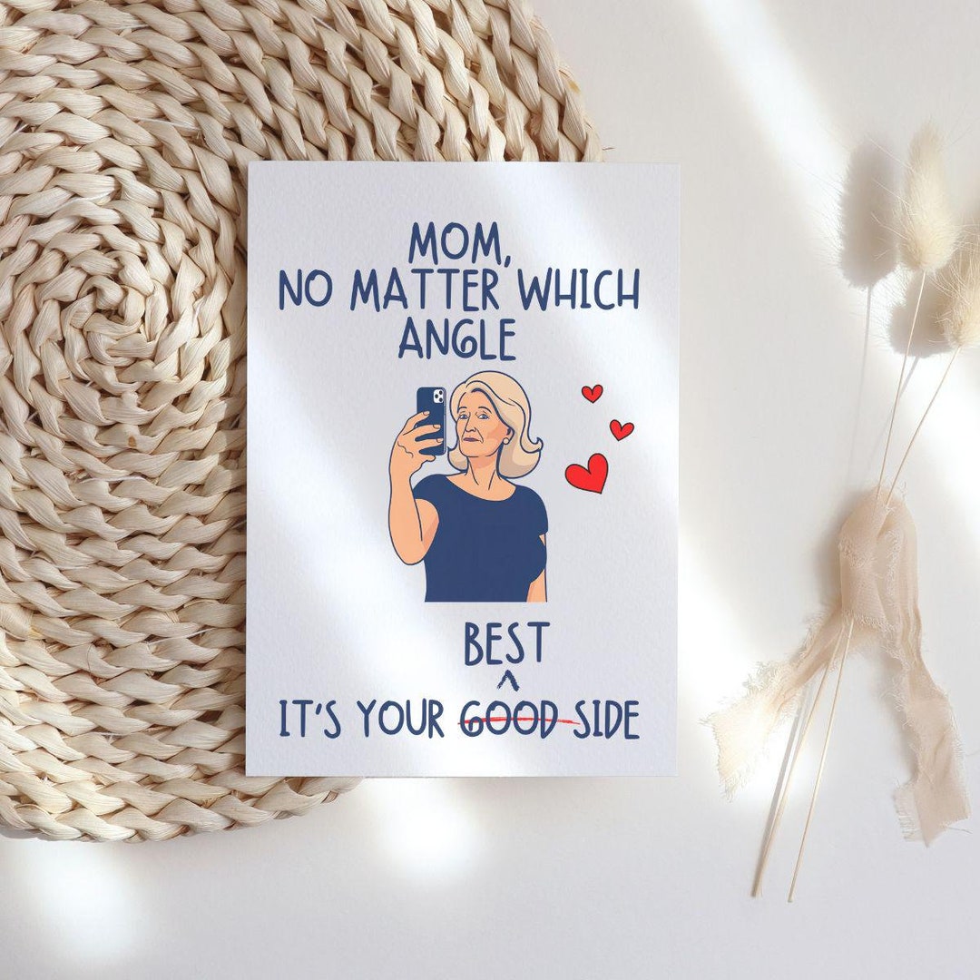 Mothers Day Card for Mom, Funny Card From Daughter to Mom, From Kids to ...