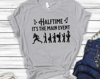 Friday Football Marching Band Mom Shirt, High School Football Shirt, I'm Here for the Band Shirt, Halftime Mom Mama, Gift for Band Mom Cheer