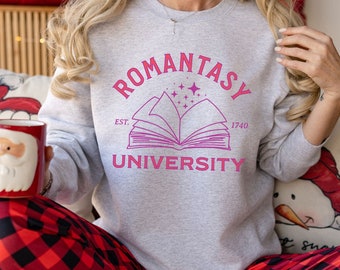 Romantasy Reader Crewneck Sweatshirt, Fantasy Bookish Romance Merch, Book Sweatshirt,Romance Reader,Smut Read Dark Romance Shirt for Friend