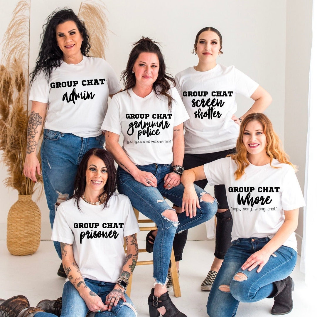 Group Chat Friend Group Shirts, Girls Trip Group Shirts, Group Birthday
