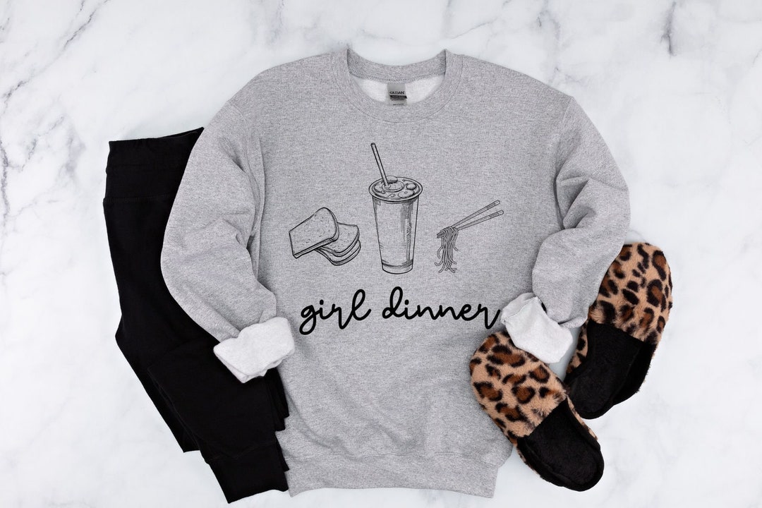 Ivory Happy Club Foodie Graphic Crewneck