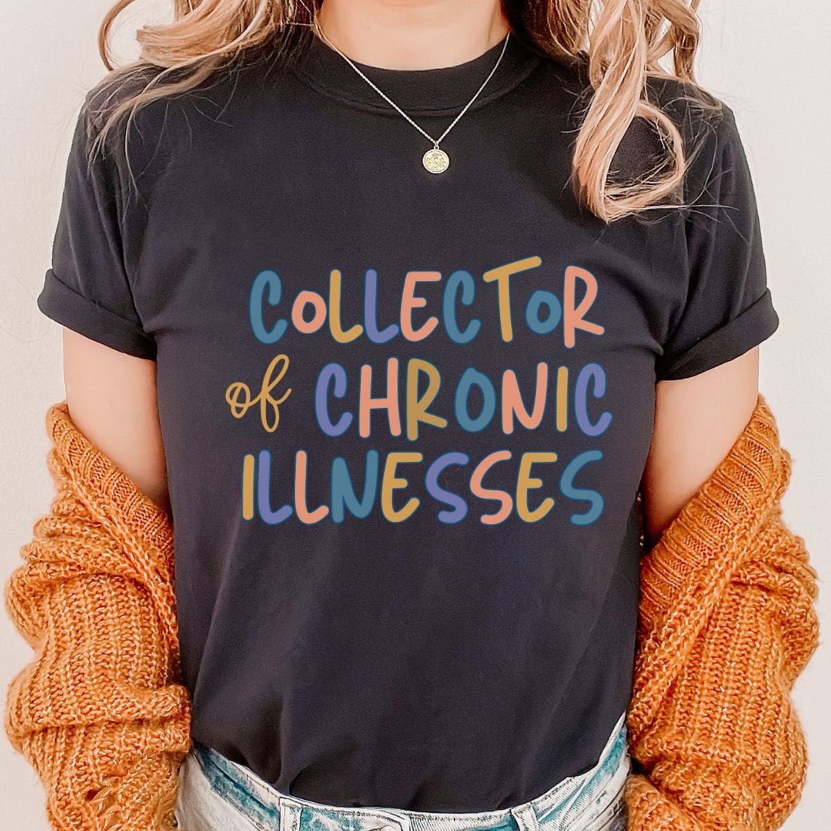 Chronic Illness Comfort Color Shirt,invisible Illness Spoonie,gifts for ...