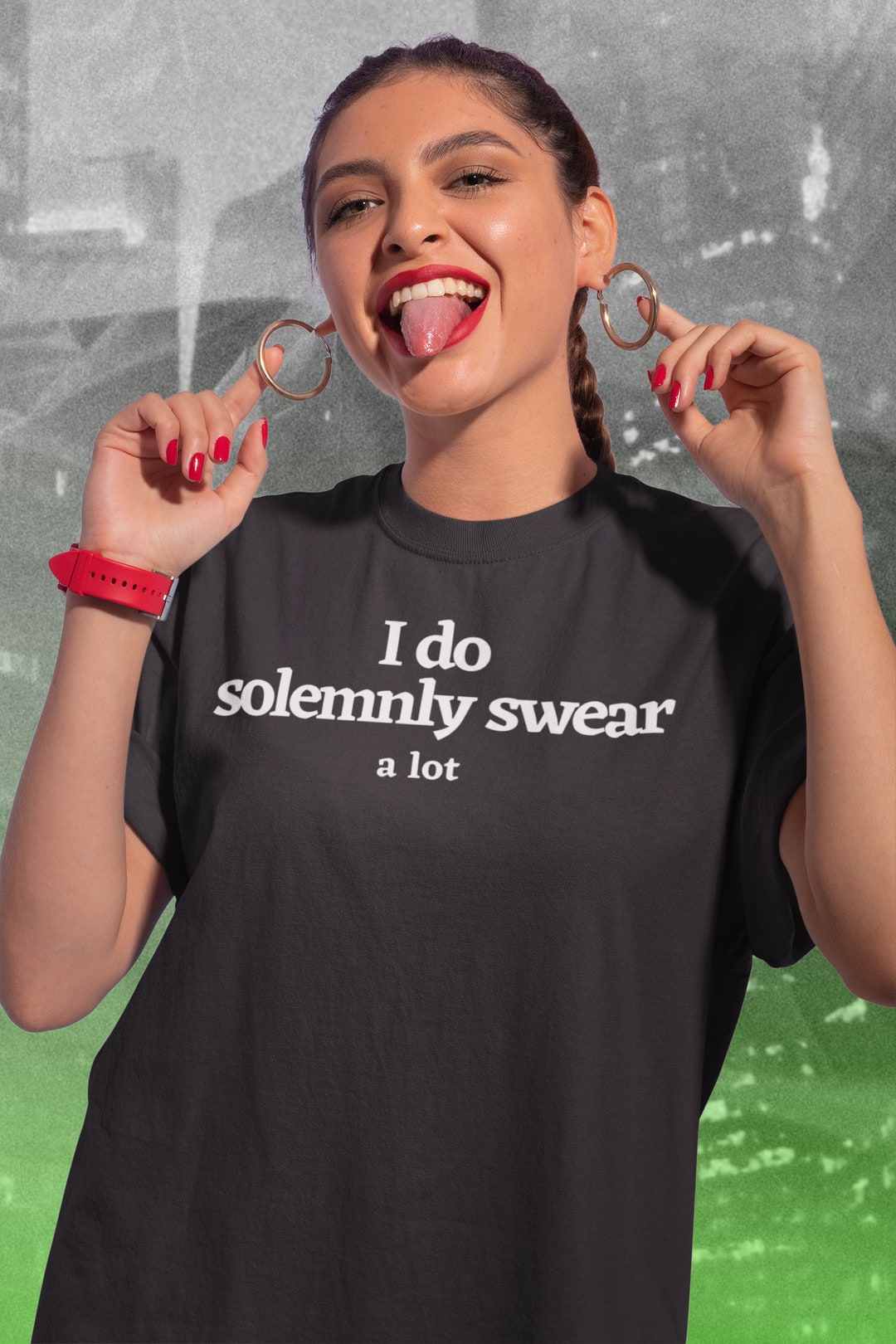 I Do Solemnly Swear a Lot - Sweary Shirt - Swear Shirt - Sarcastic ...