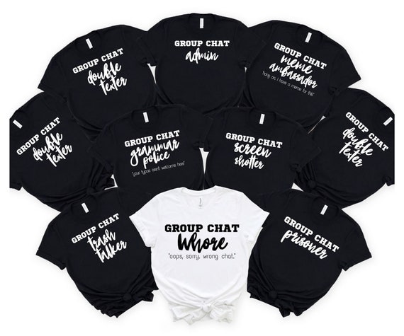 Camisas de grupo de amigos de chat grupal camisas de grupo de viaje de ninas cumpleanos
