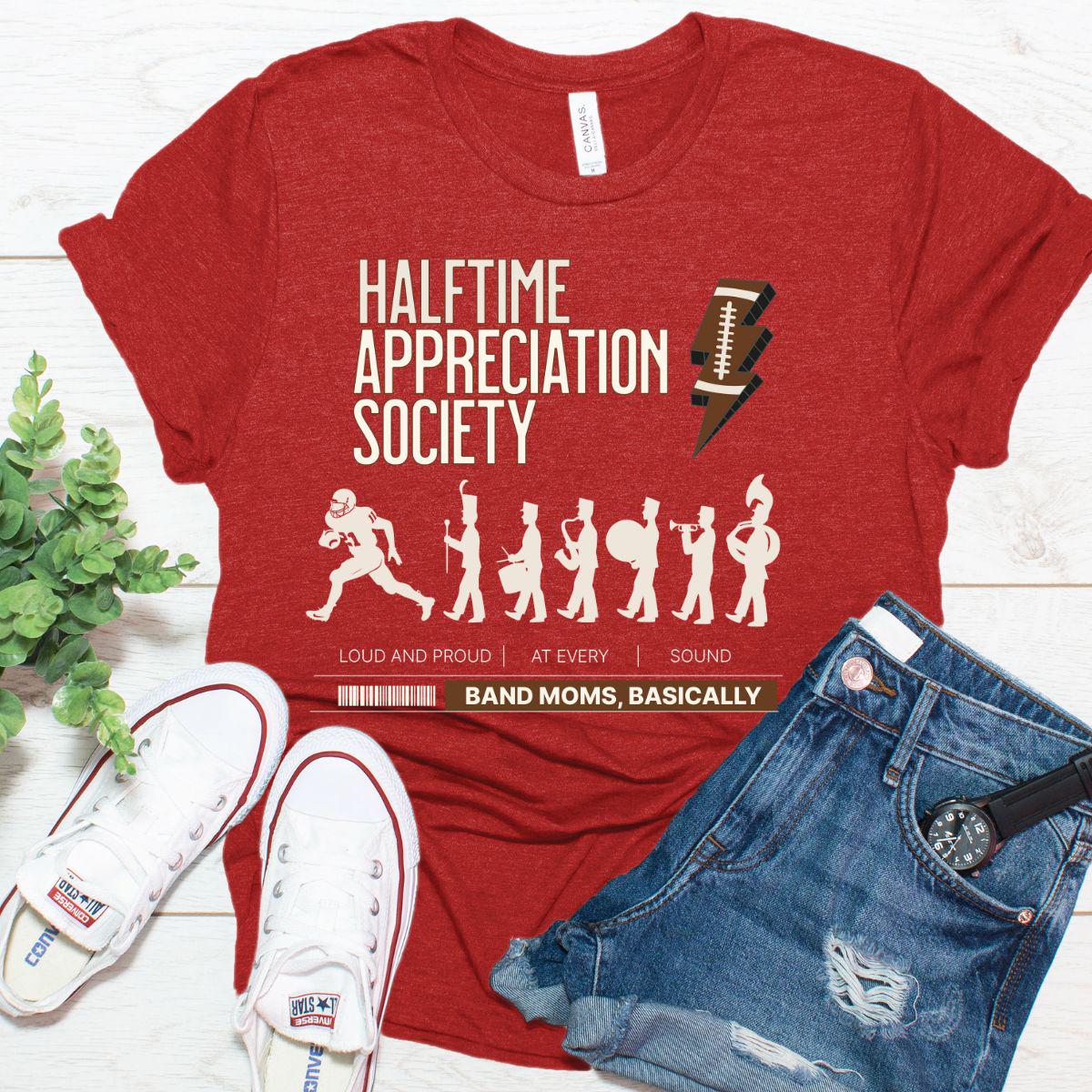 Friday Football Marching Band Mom Shirt, High School Football Shirt, I'm Here for the Band Shirt, Halftime Mom Mama, Gift for Band Mom Cheer