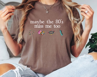 Subtle 1980s,  Retro 80's Shirt, From The 1900s Shirt, Funny Gen X Shirt, Gift for Millennial Friend, Funny Gift for Mom, Raised in the 80s