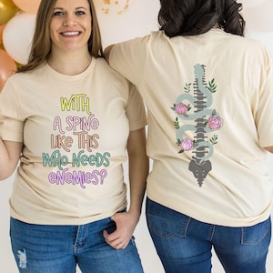 Broken Spine Shirt,Back Surgery Recovery Gift,Spinal Fusion Surgery, Back Fracture Lumbar Survivor,Victimized By Spine Funny Chronic Illness