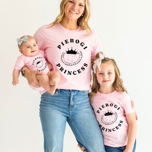 Pierogi Prince, Pierogi Princess,Polish Vacation, Funny Polish Shirts, Pierogi Making,Polish Group Matching Family Shirt for Polish Family