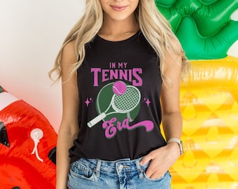 Tennis Tank Top Flowy Muscle Tank, Tennis Geschenke, Tennis Shirt, Tennis Geschenke für Frauen, Tennis Tank Top für Frauen, Tennis T-Shirt, Tennis Team Geschenk