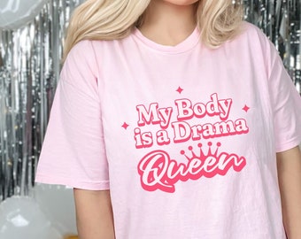 Sarcastic Chronic Illness Shirt on Comfort Colors, MS Sclerosis ,CRPS Fatigue Endometriosis Migraine Elhers Rheumatoid Arthritis, Spoonie