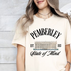 Pemberley Pride And Prejudice Jane Austen Book Lover Gift, Bookish Booktok Bookstagram Bookish Gift, Derbyshire Darcy Book Lover Regency