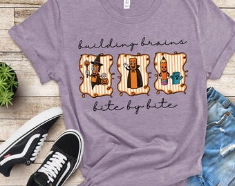 Camiseta de Halloween para Professor(a), Camiseta de Halloween para Professor(a), Doces ou Travessuras, Camiseta Divertida e Assustadora para Professor(a), Camiseta Retrô Assustadora para Professor(a), Presente de Halloween para Professor(a)