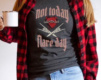 Flare Day Shirt, Living with Chronic Illness Pain, Invisible Illness Awareness, POTS Fibro, Chronic Pain Warrior, Out of Spoons Spoonie