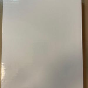 K&ouml;nnte beinhalten: Ein rechteckiger, einfarbig wei&szlig;er Karton mit einer glatten, gl&auml;nzenden Oberfl&auml;che. Die Schachtel ist vertikal ausgerichtet und weist eine saubere, schlichte Oberfl&auml;che ohne sichtbaren Text, Grafiken oder Markierungen auf der Vorderseite auf.