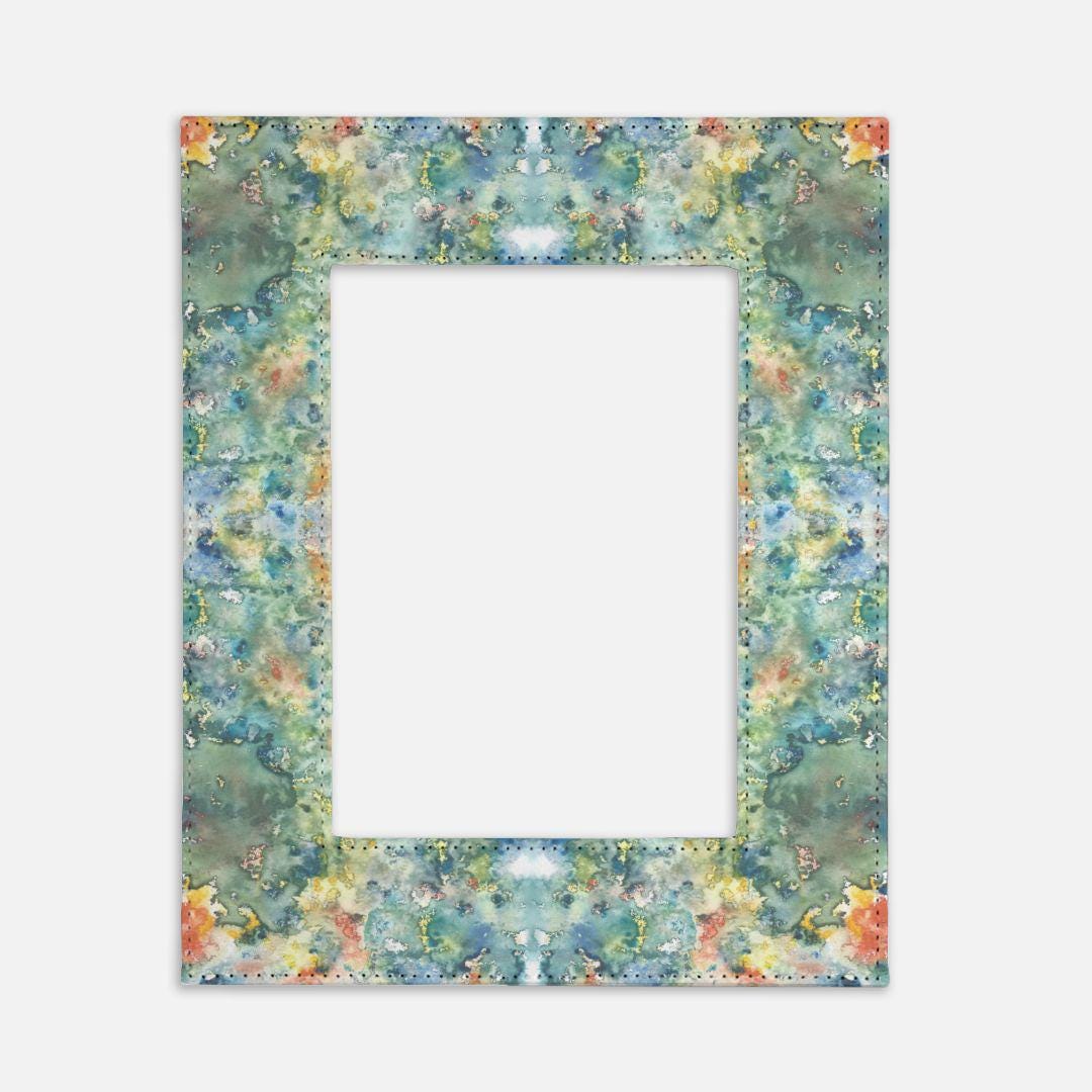 Tie Dye Picture Frame | Boho Decor, 5x7 Photo, 8x10 Frame - Etsy