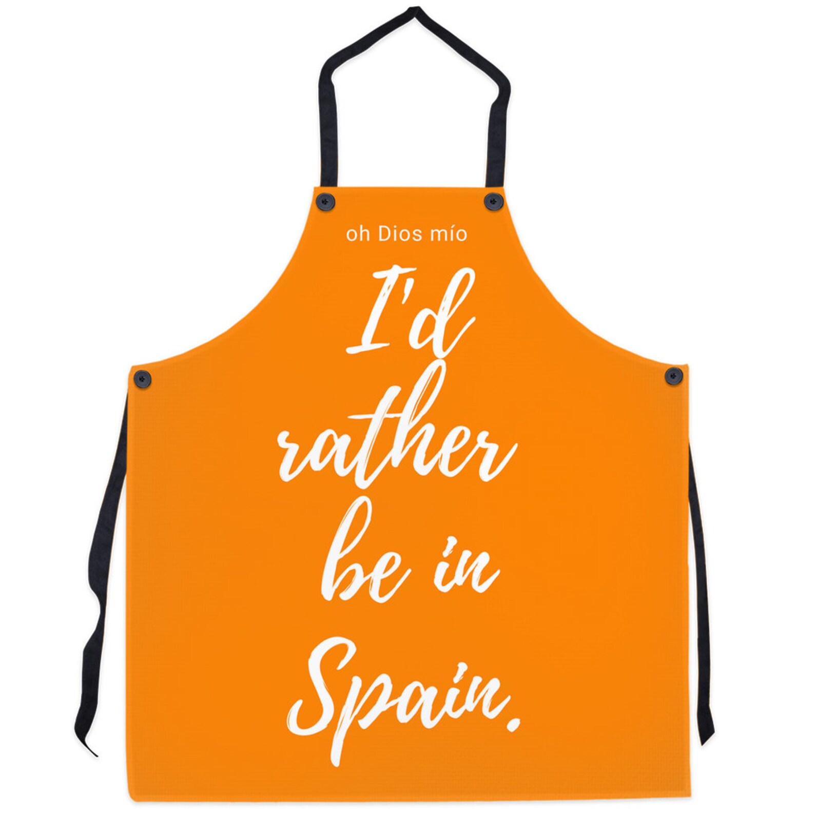 Apron For Women Apron Spanish Apron For Kitchen I'd Etsy