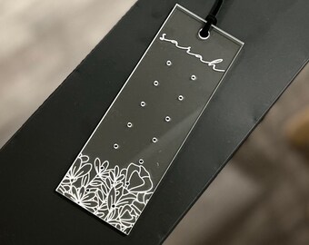 Personalized Acrylic Earring Holder: Travel Earring Organizer