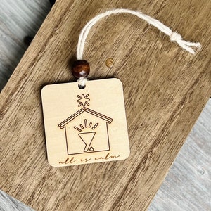 Nativity Christmas Ornament, Manger Ornament, Nativity Scene Bauble, Christmas Tree Decor, Christian Gift, Religious Stocking Stuffer