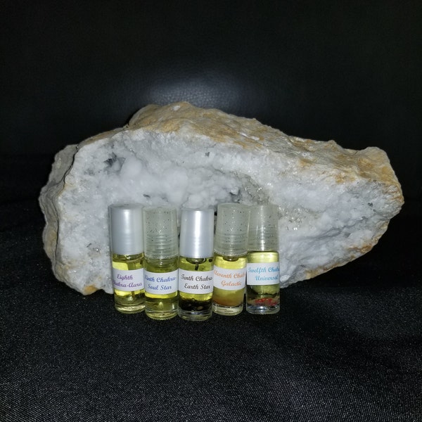 Higher Chakra Oils Rollerball or Dropper 5ml