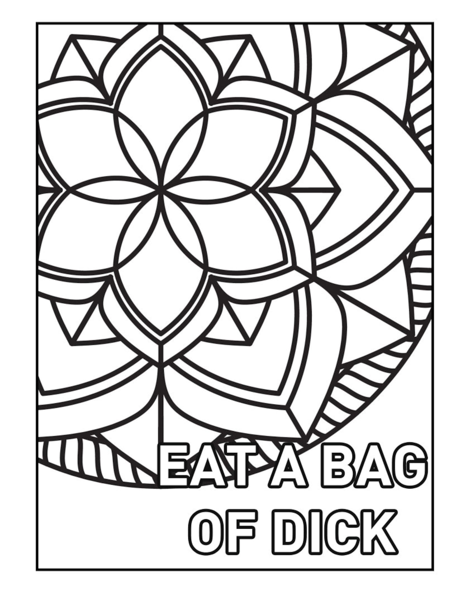 82 Adult Swearing Coloring Pages - Etsy