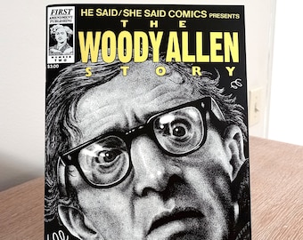 The Woody Allen Story & the Mia Farrow Story “In Their Own Words” - 1st Amendment Pub. Comic Book – Issue #2 – 1993 First Ed. – New Cond.