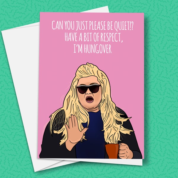 DER G-C! Gemma Collins Grußkarte | Karten für Ihn, Karten für sie, Karten, lustige Karten, Meme Karten, Gemma Collins Karten, Handmade