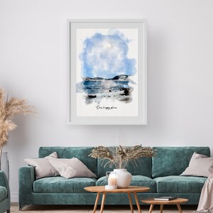 Watercolour Painting From Photo, Custom Watercolour Landscape Art, Personalised Landscape Painting image 7