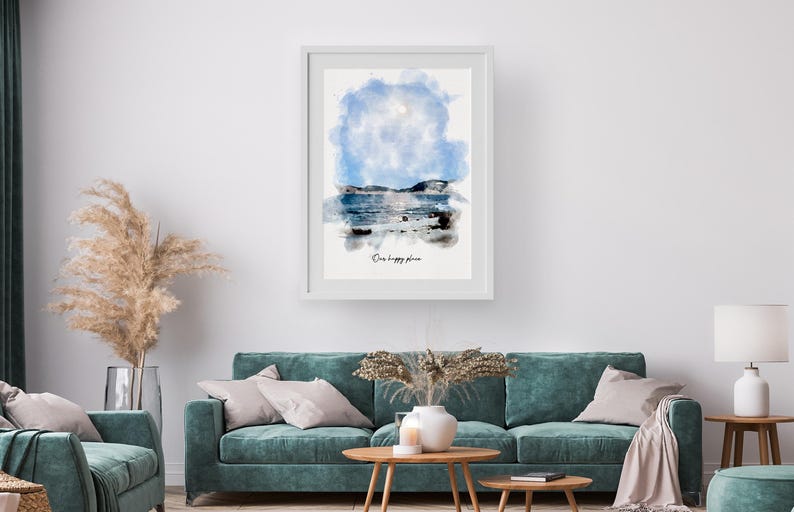Watercolour Painting From Photo, Custom Watercolour Landscape Art, Personalised Landscape Painting image 7