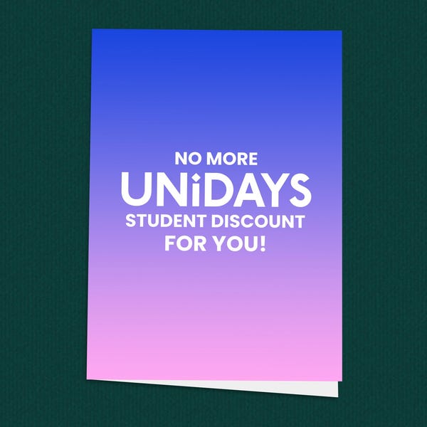 Student Discount Etsy UK