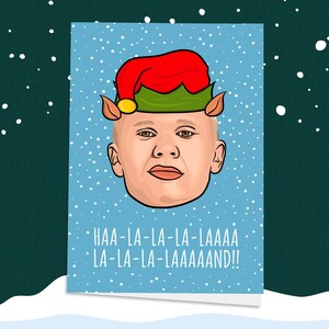Haaland Weihnachtskarte! Fußball Weihnachtskarte, ManMan City, Erling Haaland, Fußballfan, Deck The Halls, Fußball Weihnachten, Elf