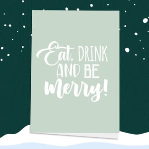 Seja Feliz! Cartão de Natal, Conto de Natal, Natal com Álcool, Cartões de Natal, Festivo, Porter Wagoner